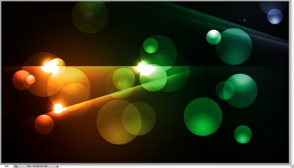 Perdu dans l'espace Typographie dans Photoshop