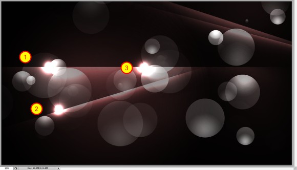 Perdu dans l'espace Typographie dans Photoshop