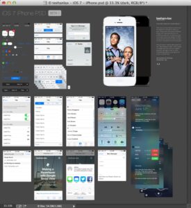 Effets d&rsquo;interface utilisateur iOS7 dans Photoshop et After Effects