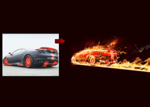 Tutoriel du lecteur : Flaming Car dans Photoshop par Lincoln Soares