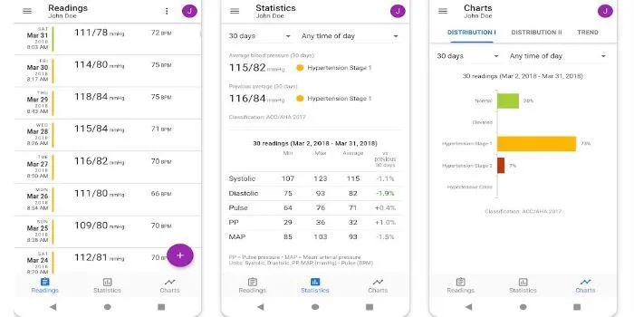 Applications Android pour la santé