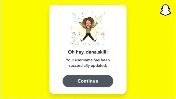 Changement de nom d'utilisateur