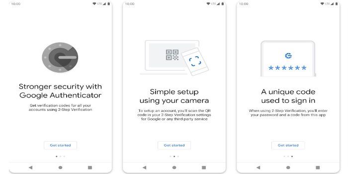 Applications mobiles d'authentification à deux facteurs