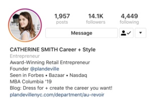 Cinq secrets pour rédiger une excellente biographie Instagram