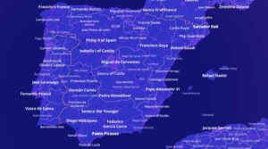 La carte interactive montrant la personne la plus célèbre du monde