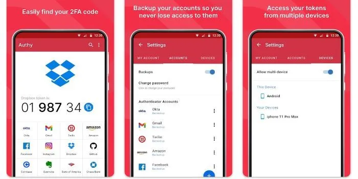 Applications d'authentification à deux facteurs en 2022
