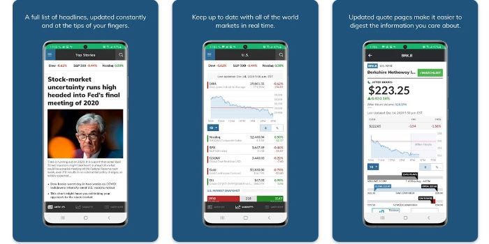 Applications pour investisseurs