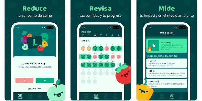 Applications pour manger sainement