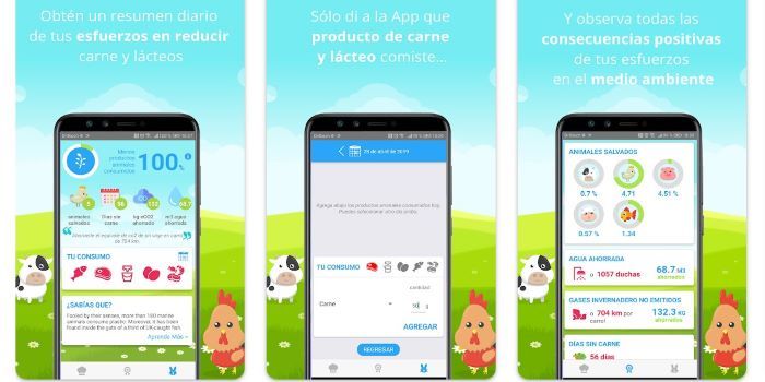 Applications pour arrêter de manger de la viande