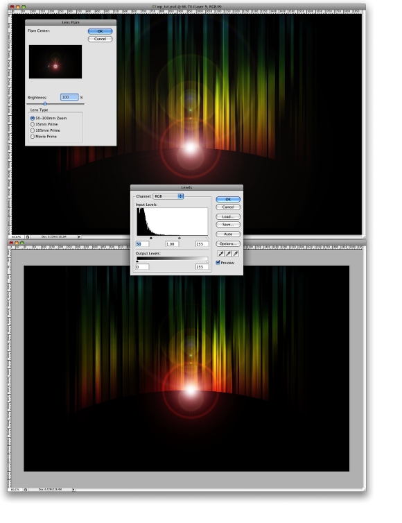 Incroyable effet d'éclipse comme le pied de page d'Abduzeedo