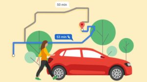 Google Maps montre les itinéraires qui consomment moins d&rsquo;essence