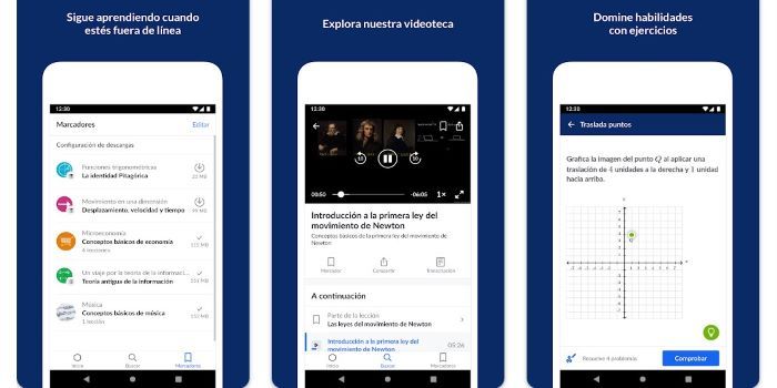 Applications pour recevoir des cours sur un mobile