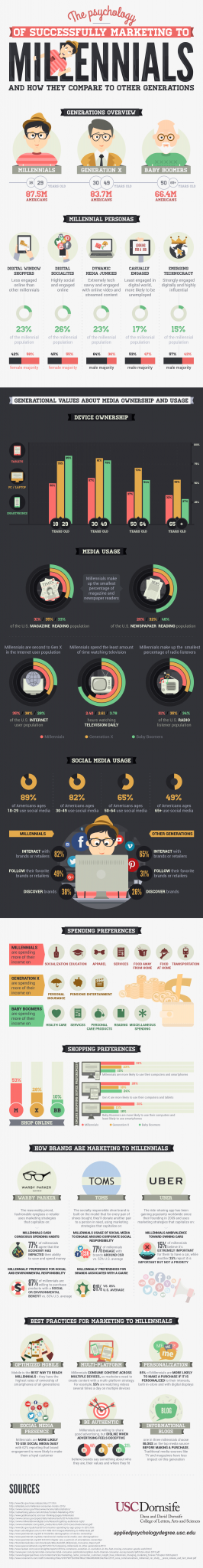Infographie sur la psychologie du marketing réussi auprès de la génération Y