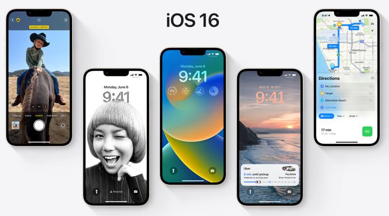 Fonds d'écran dans iOS 16