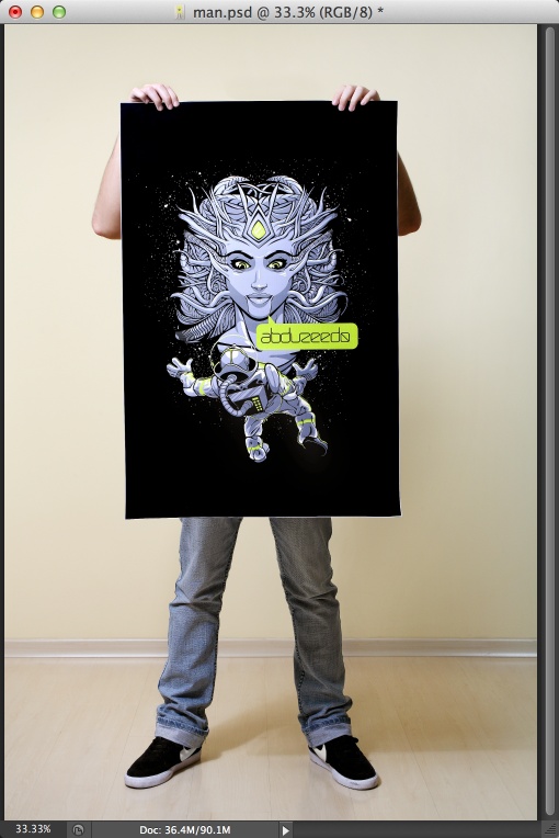 Maquettes d'affiches dans Photoshop