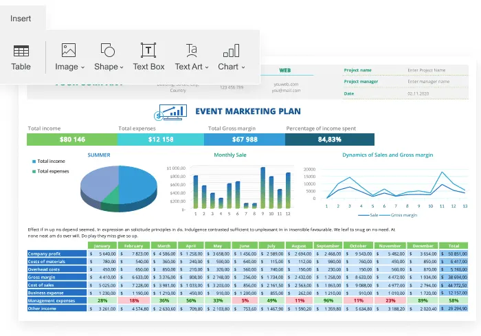 Bureau Excel uniquement