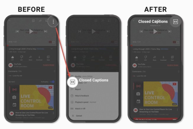 Modification des boutons YouTube