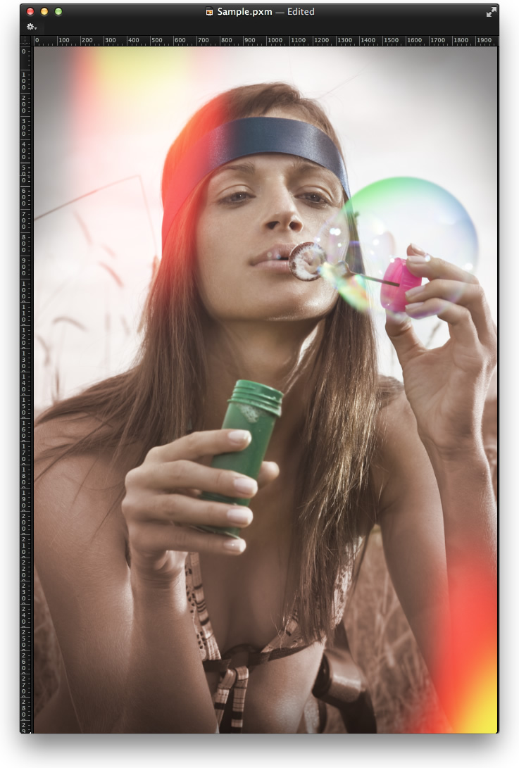 Look vintage super facile pour les photos dans Pixelmator