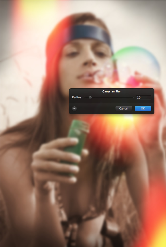 Look vintage super facile pour les photos dans Pixelmator