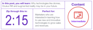 Les drones sont-ils la prochaine grande révolution du marketing ?  Oui, selon Steve Barnes.