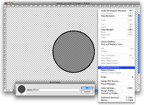 Bokeh numérique dans Photoshop