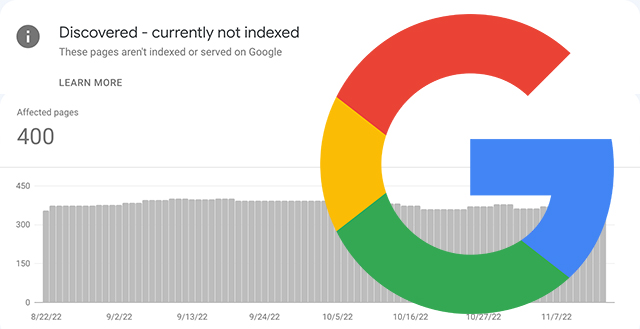Google veut des exemples d'URL qui devraient être indexées mais qui sont découvertes - actuellement non indexées