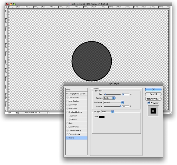 Bokeh numérique dans Photoshop