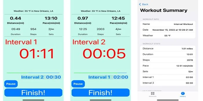 applications d'exercice