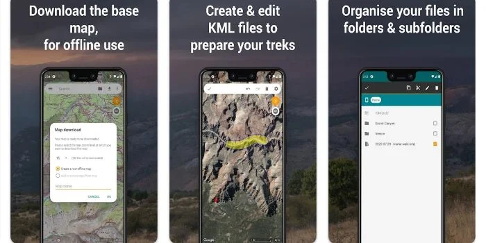 Applications pour planifier des promenades saines