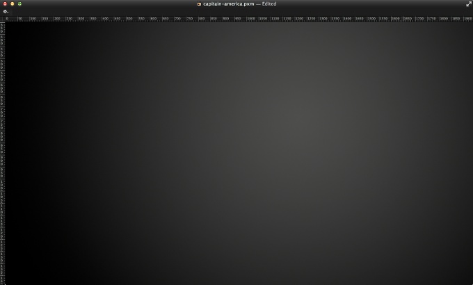 Bouclier Captain America dans Pixelmator