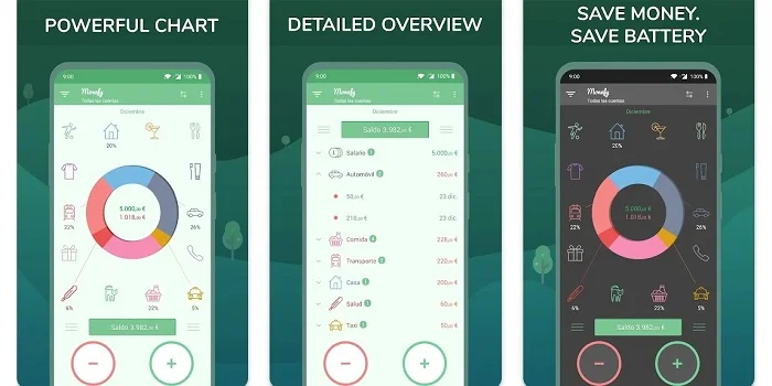 Applications pour effectuer des dépenses