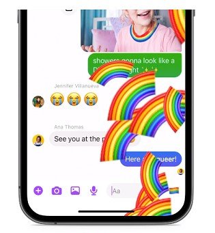 Messagerie Facebook Pride