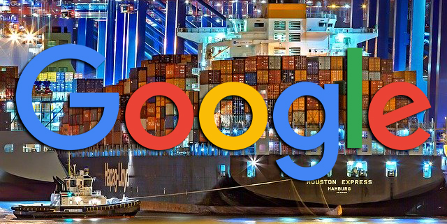 Navire cargo Google