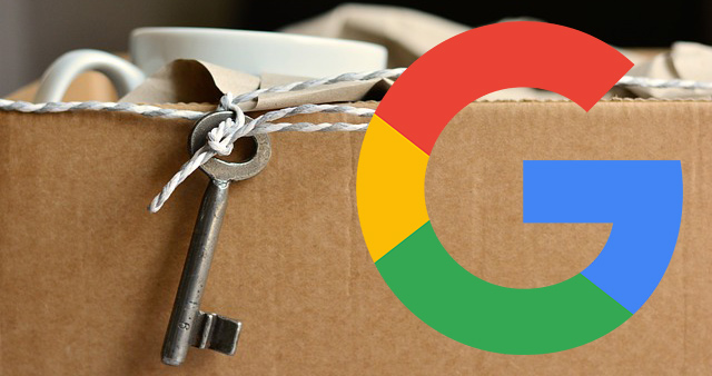 Clé de la zone de déplacement du site Google