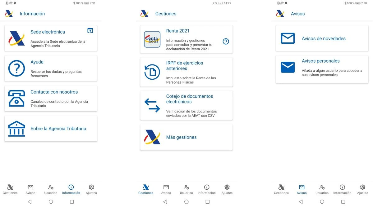 Application Agence fiscale