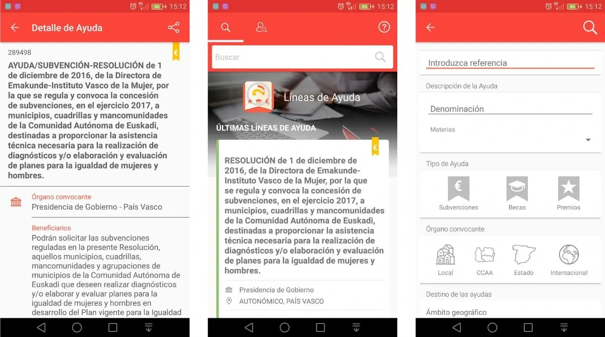 application de lignes d'assistance
