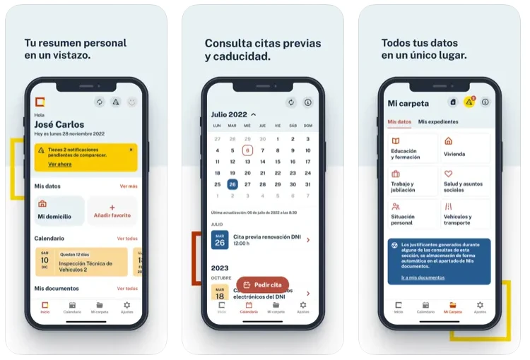 application dossier citoyen
