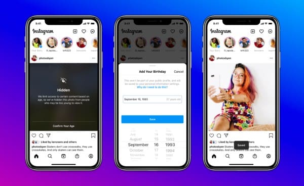 Contenu sensible d'Instagram