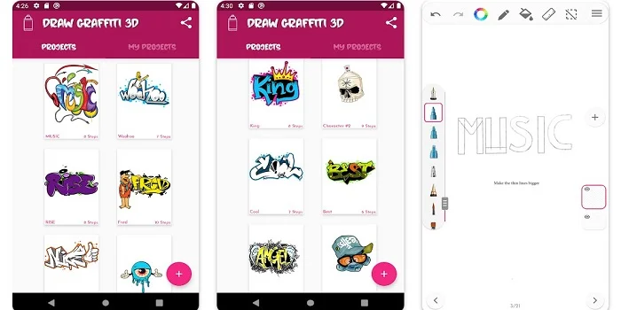 Applications pour faire des graffitis facilement