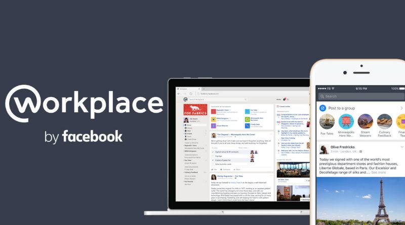 Lieu de travail par Facebook