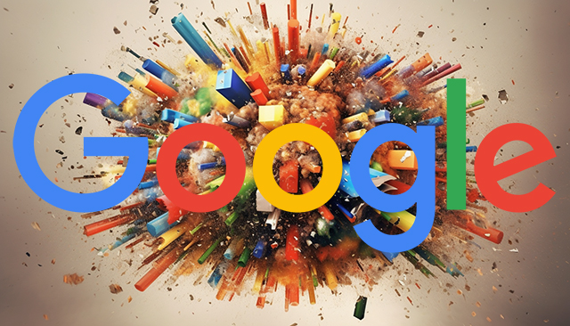 Mise à jour de l'algorithme d'explosion du logo Google