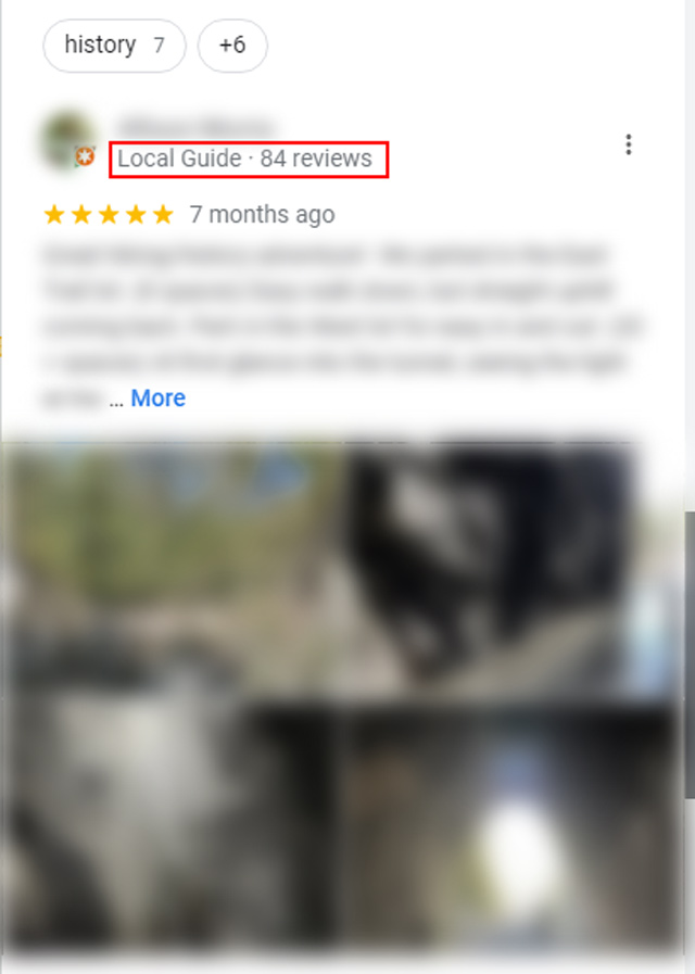 Guide local dans Google Maps