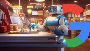 Curseur de produit de gamme de prix Google avec noms de magasin