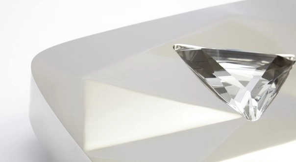 Bouton diamant créateur de contenu