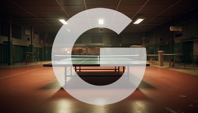 Logo Google de ping-pong