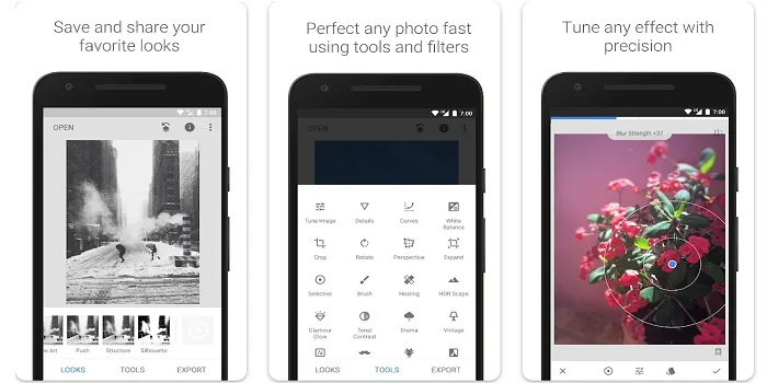 Applications pour éditer des photos