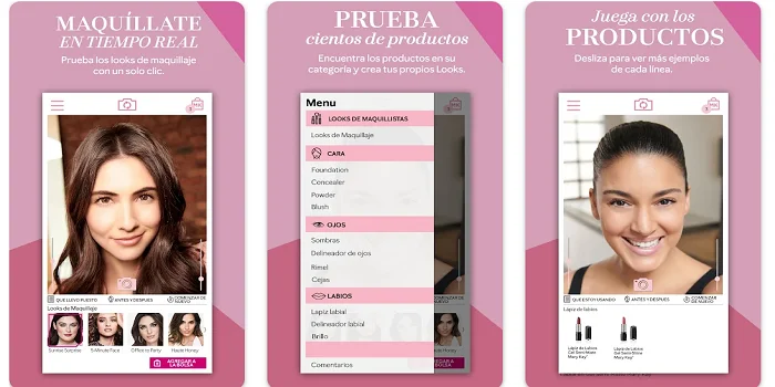 applications de maquillage