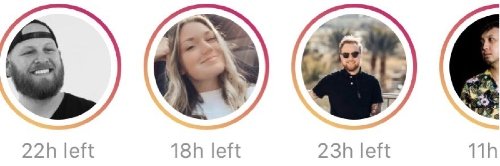 Minuterie de test des histoires Instagram