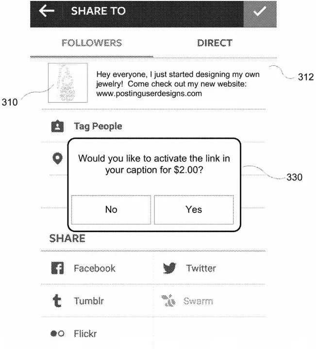 Demande de brevet Facebook