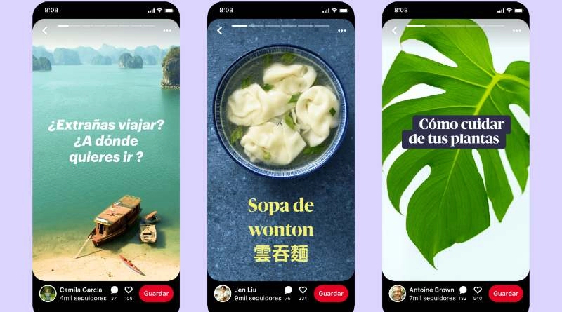 Pinterest lance les épingles story